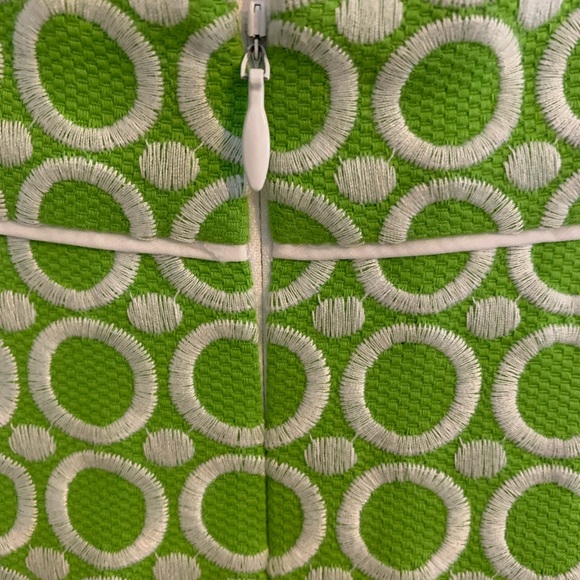 Shoshanna lime green and white embroidered dress - Picture 5 of 8